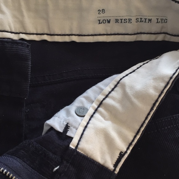 Lands’ End Canvas dark navy corduroy jeans - Picture 4 of 6